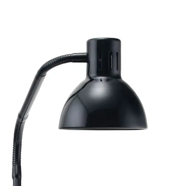 V-LIGHT 18 inch Carbon Black LED Dual Gooseneck Lamp, SVL1231034B