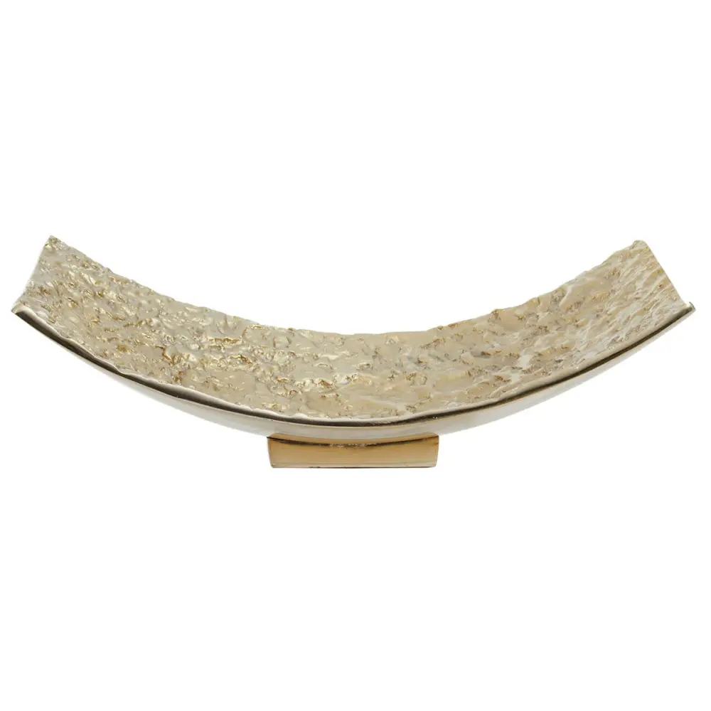Akola Textured Decorative Dish - Gilded
