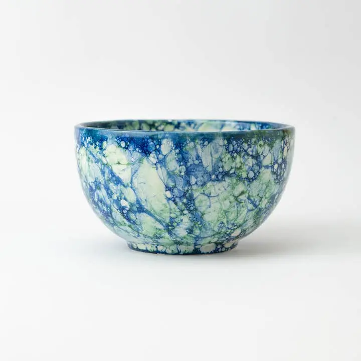 Cereal Bowl - Arrecife Blue and Mint