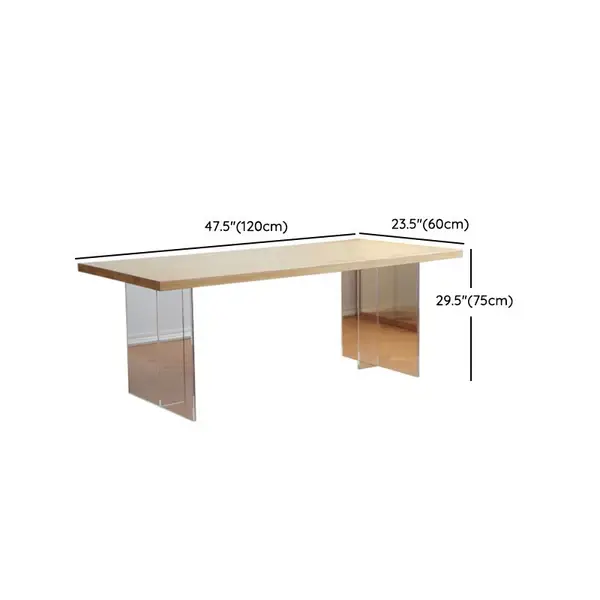 Current Rectangle Wood Dining Table 1/3/5 Pieces Dining Set Dining Room
