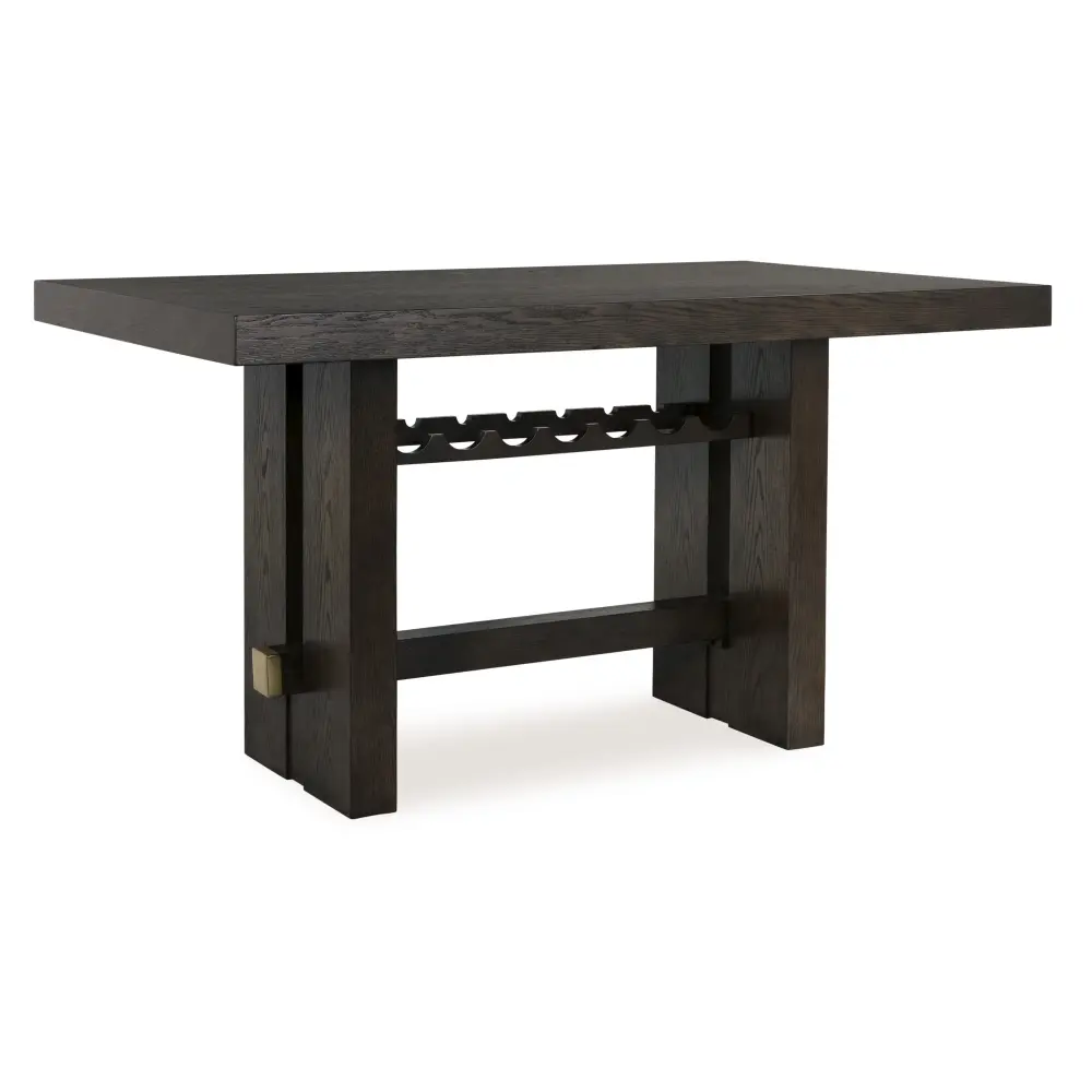 Diamond Modern Furniture Exclusive Design Burkhaus Counter Height Dining Table Trestle Base D984-32