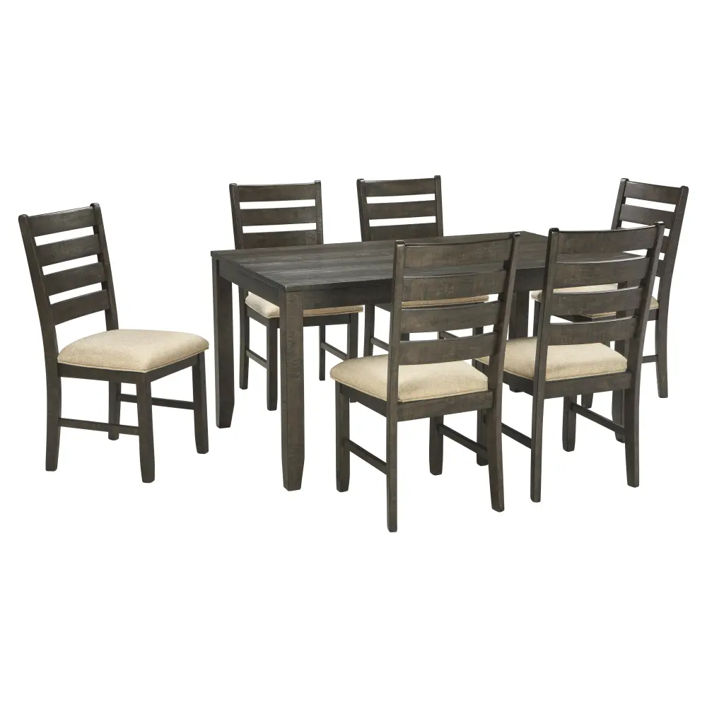Diamond Modern Furniture Exclusive Design Rokane 7 pc Dinette D397-425