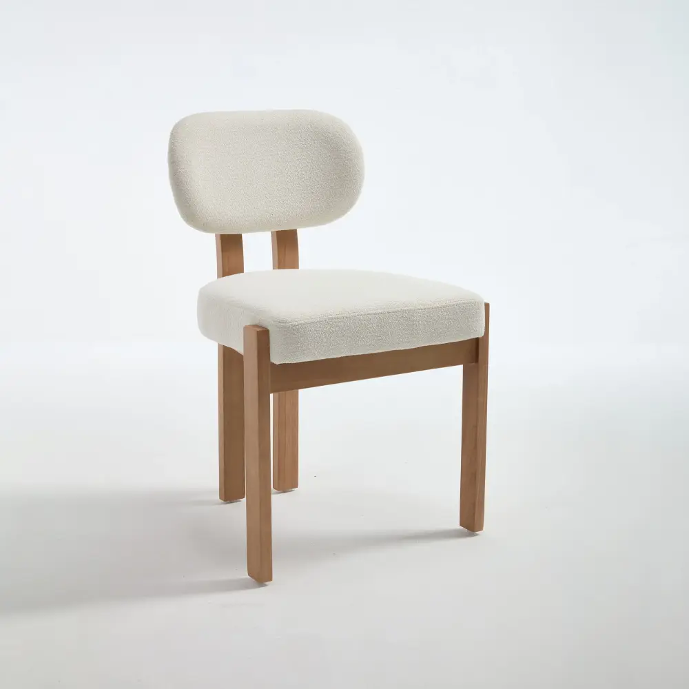Dining Chairs Ergonomic Backrest And Adjustable Feet place 2)