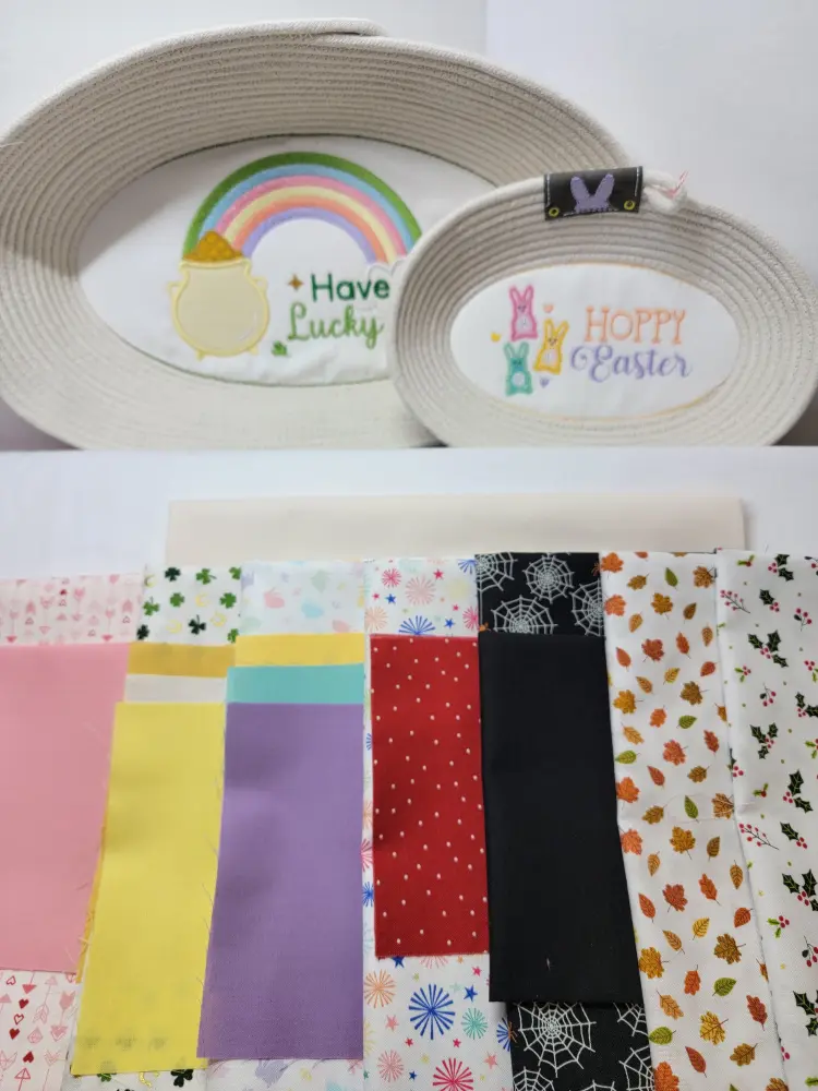 FABRIC KIT Kimberbell KD5145 Holiday Rope Bowls