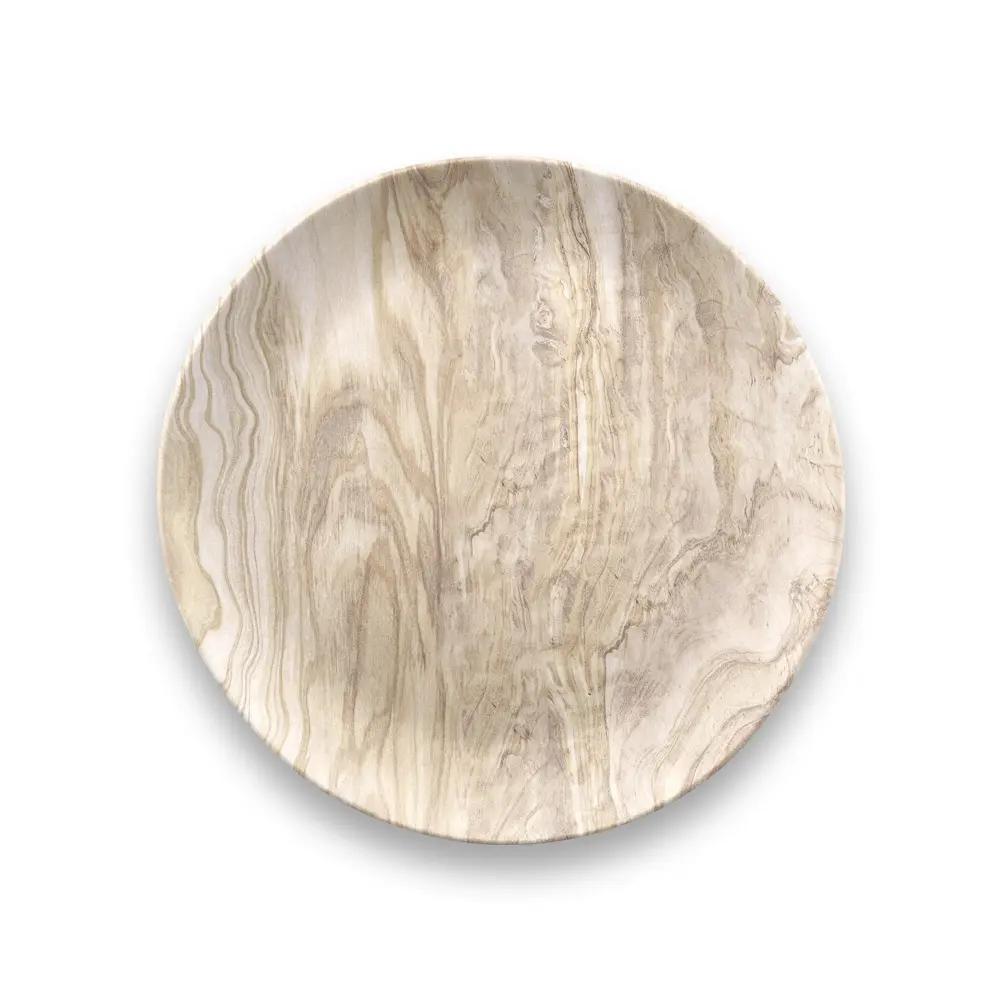 Faux Real Desert Wood Salad Plate, 8.5"