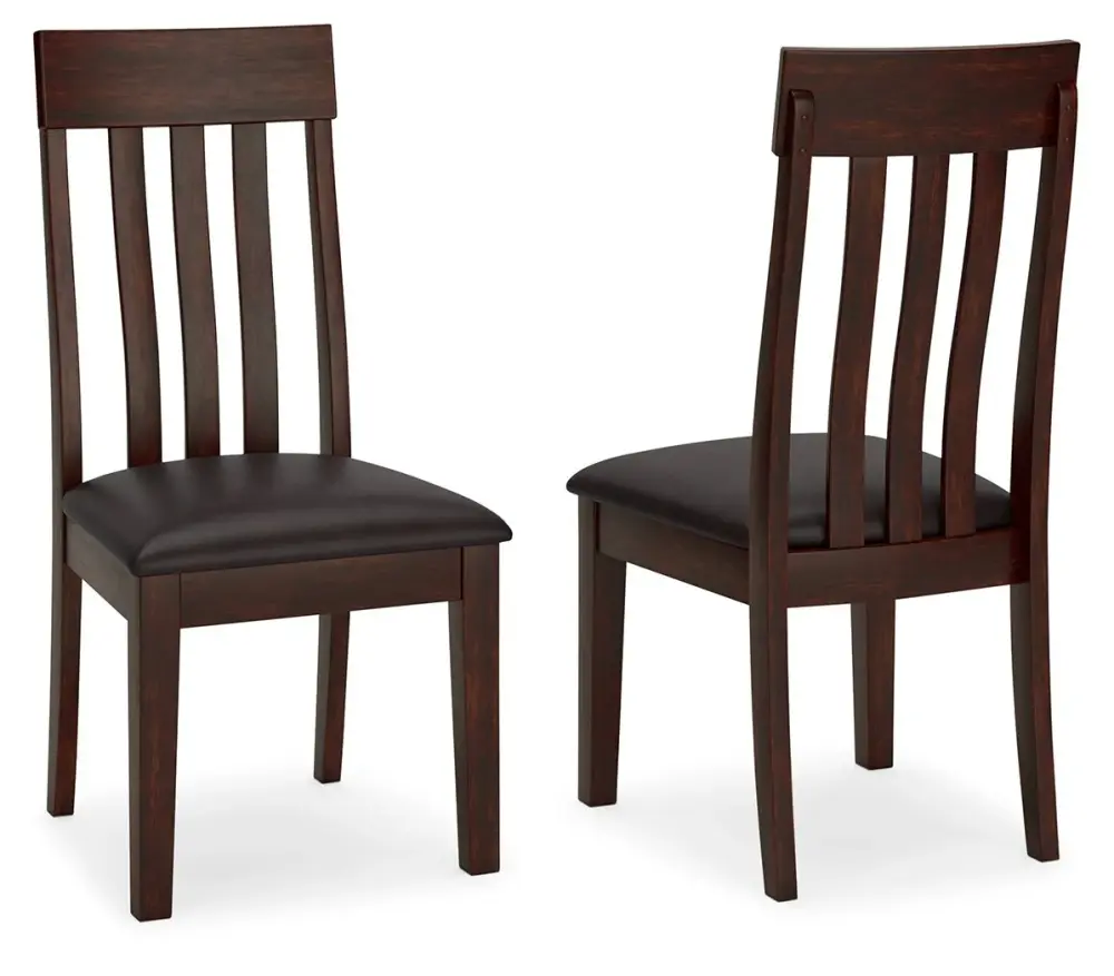 Haddigan - Dining UPH Side Chair (Set 2) - Dark Espresso