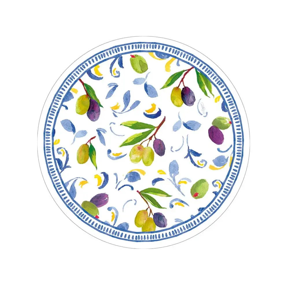 Mediterranean Indigo Salad/Dessert Plates