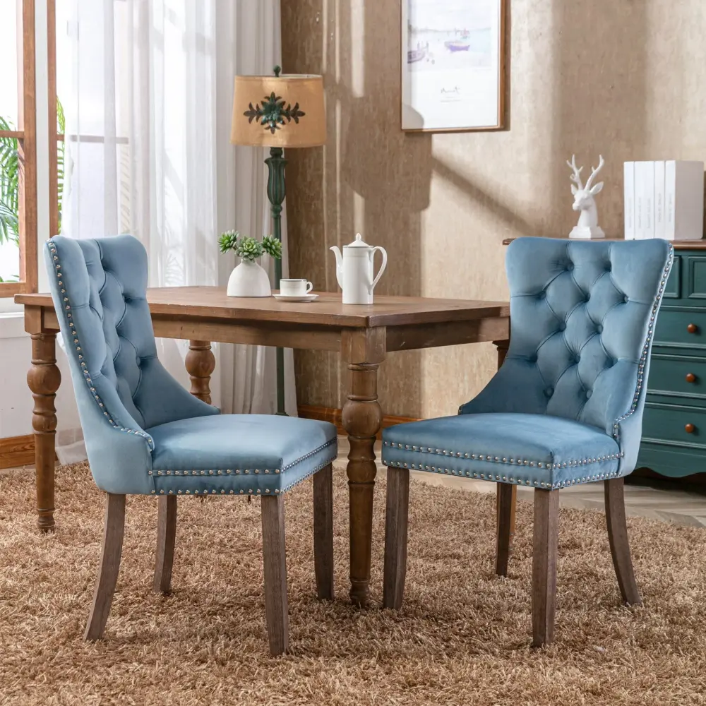 Nikki - High-End Tufted Dining Chair place 2)