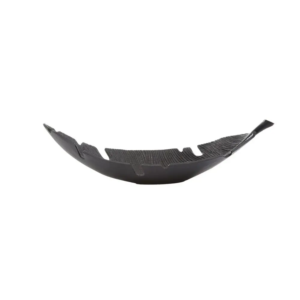 Penelope Curved Leaf Dish - Ebony