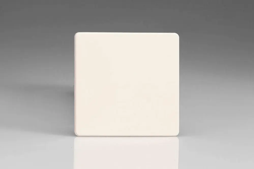 Varilight Primed Ready to Paint Flat Plate Screwless Individual Blank Plate