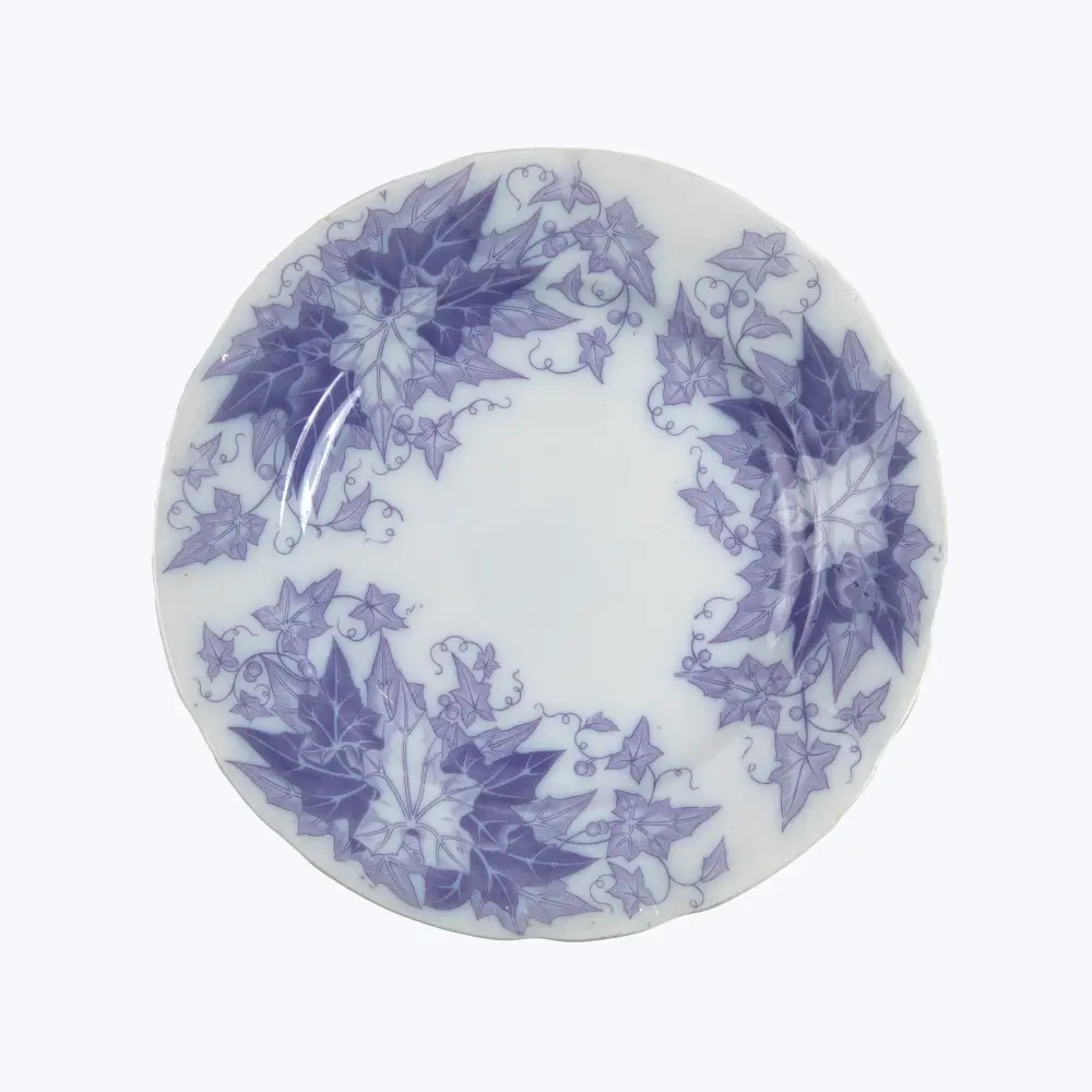 Vintage Porcelain Sau XIX Dessert Plate