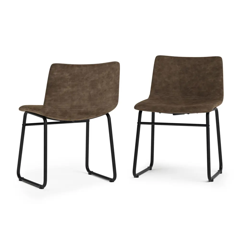 Warner - Dining Chair (Set 2) - Distressed Espresso
