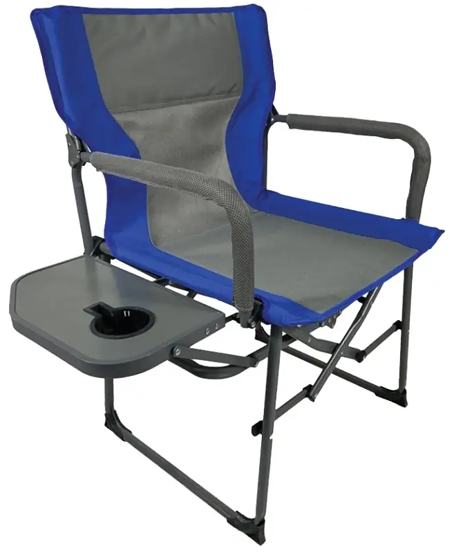 Seasonal Trends DC301 Director's Folding Chair, 31.75 W, 20.75 D, 35.75 H, 300 lbs Capacity, Chromed Frame