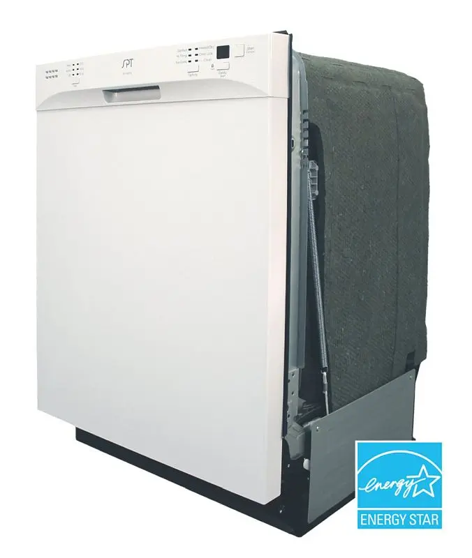 Sunpentown Energy Star 24" Constructed- Dishwasher Heated Drying, Cream, SD-6501W