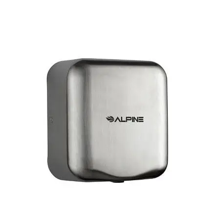 Alpine Hemlock High Speed, Commercial Hand Dryer, Stainless Steel Brushed, 220/240V, ALP400-20-SSB