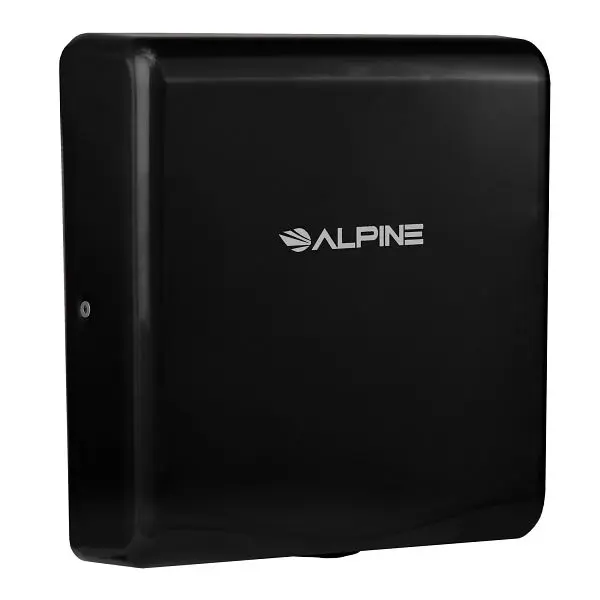 Alpine Top-Tier Willow High Speed Commercial Hand Dryer, 120V, Black, ALP405-10-BLA