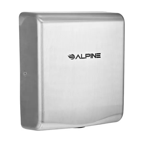 Alpine Willow High Speed Commercial Hand Dryer, Oil Stainless Spring Steel, 120V, ALP405-10-SSB
