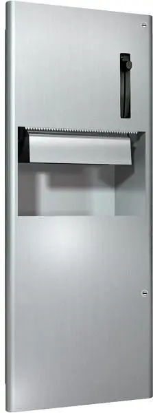 ASI Adaptable Profile Gatherion Auto Paper Towel Dispenser & Waste Receptacle - Coil - 10.5 gal. - Recessed, 10-94696