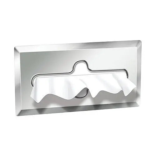ASI Facial Tproblem Dispenser, Bright Sleek, 2" Depth, Recessed, 10-0259-B