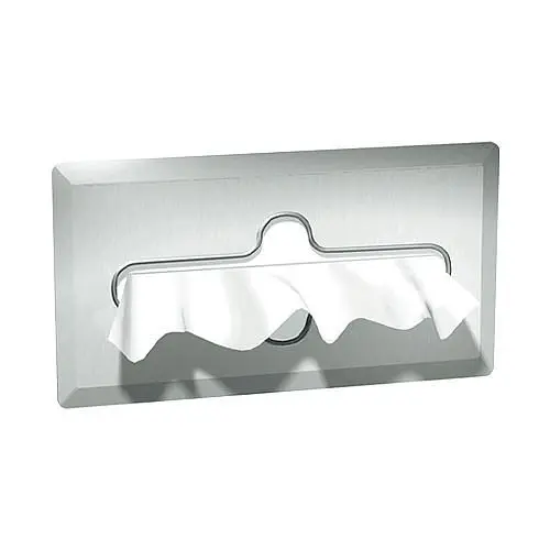 ASI Facial Tproblem Dispenser, Satin Finish, Recessed, 10-02594-SS