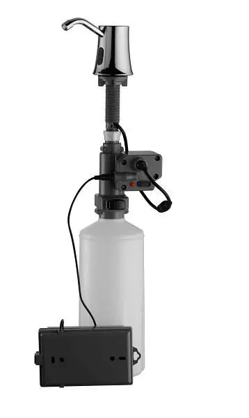 ASI Low-VOC Auto Soap Dispenser - Liquid - Battery - Vanity Mounted, 10-20333