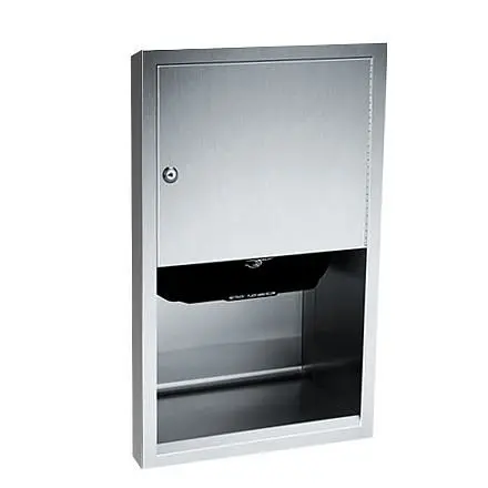 ASI Non-Slip Automatic Roll Paper Towel Dispenser, 110-240V/AC - Semi Recessed, 10-045210AC-6
