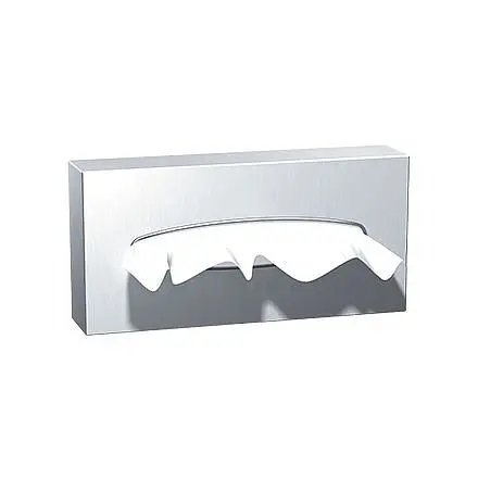 ASI Oversized Facial Tproblem Dispenser, Satin Finish, Surface Mounted, 10-0258-SS