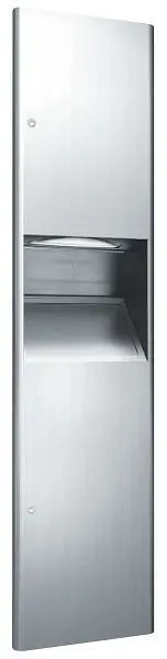 ASI Profile Gatherion Paper Towel Dispenser & Waste Receptacle - Multi, C-Fold - 8 gal. - Recessed, 10-94676