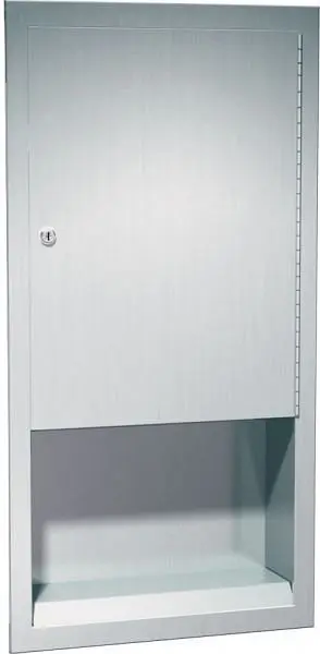 ASI Regular Traditional Paper Towel Dispenser - Multi, C-Fold - Recessed, 10-0452