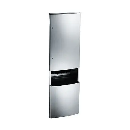 ASI Roval Auto Coil Paper Towel Dispenser - 13.5 gal. Removable Waste Receptacle - 110-240V - Recessed, 10-2046921AC