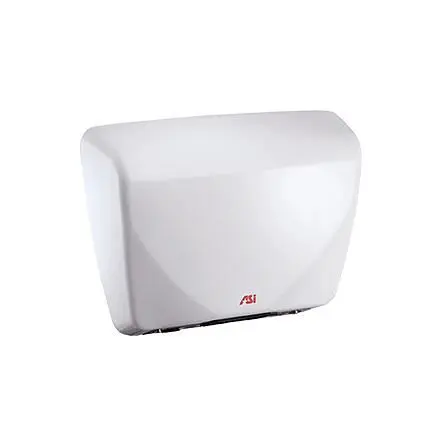 ASI Roval Metal Steel Cover Hand Dryers - 93 Satin Rust-Proof Steel, 10-0185-93