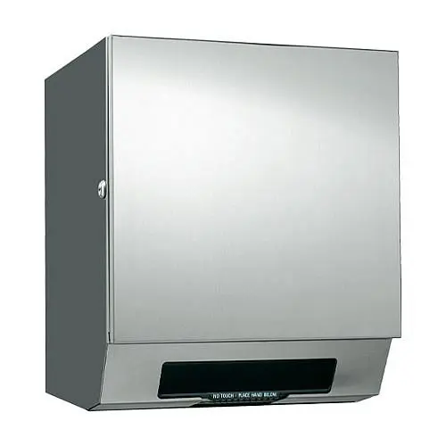 ASI Simplicity Gatherion Automatic Roll Towel Dispenser 110-240V/AC, Surface Mounted, 10-68523AC