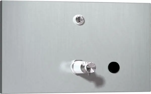 ASI Simplicity Gatherion Soap Dispenser (Liquid) Horizontal - Recessed, 10-6326