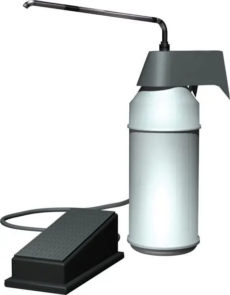 ASI Soap Dispenser (Foot Operated), Surface Mounted, 10-0349
