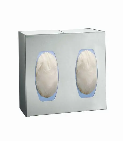 ASI Surface Mounted Surgical Latex Glove Dispenser 2 Boxes, 10-0501-2