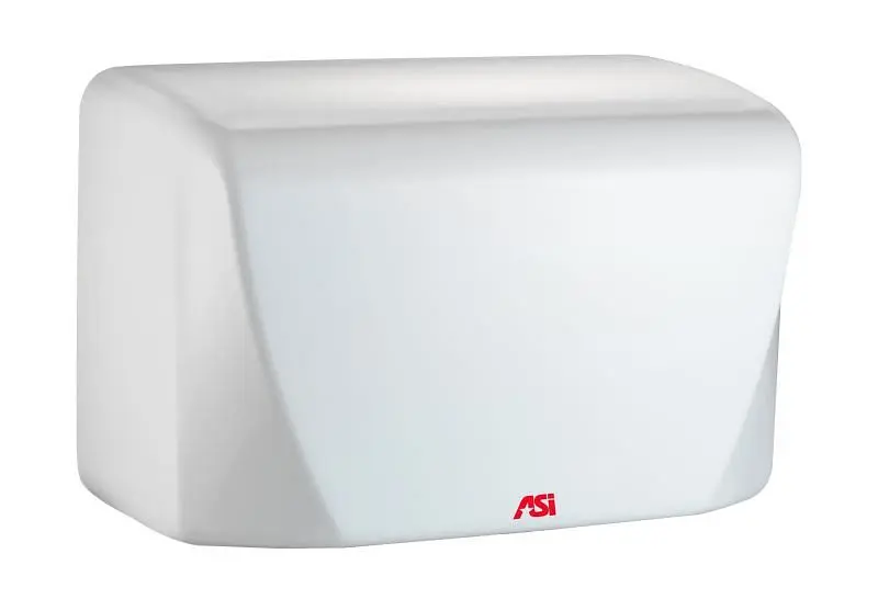 ASI TURBO-Dri Jr. Automatic High-Speed Hand Dryer, (220-240V), White, Surface Mounted, 10-0198-2