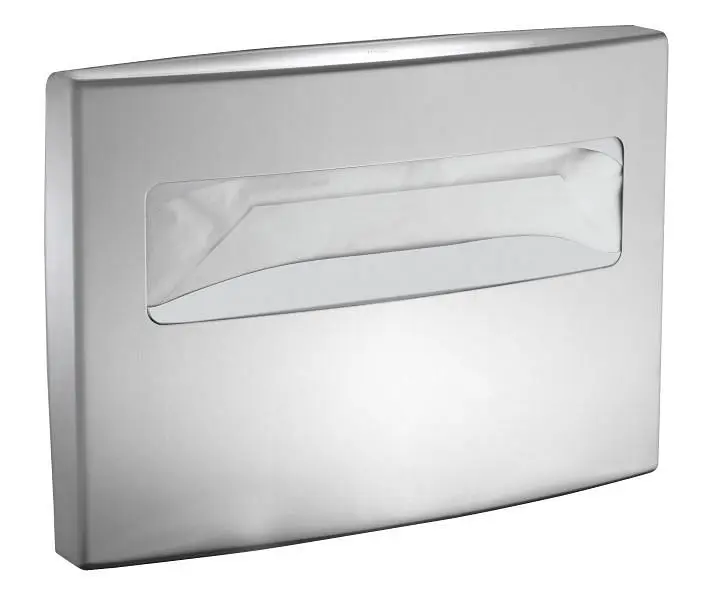ASI Ultra-Strong Roval Surface Mounted Toilet Seat Cover Dispenser, 10-20477-SM