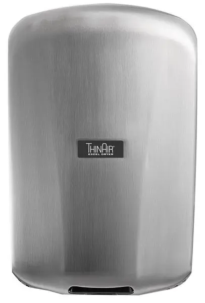 Excel ThinAir® Hand Dryer Textured Finish Stainless Carbon Steel, TA-SB-XXX