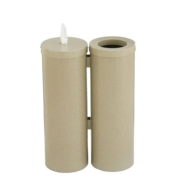Glaro Floor Standing Antibacterial Wipes Station, Desert Stone, WD1030-DS