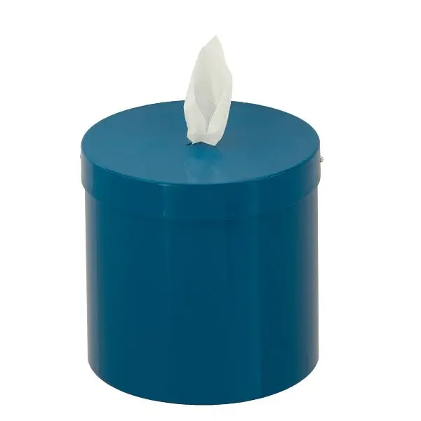 Glaro Quality Wall Mounted Antibacterial Wipe Dispenser, Blue, W1015-BL
