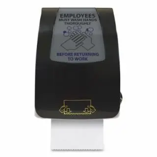 HARBOR Hardwound Towel Dispenser, Wall Mount, Black PVC Cover And Base, Quantity: 1 piece, HDMHF1