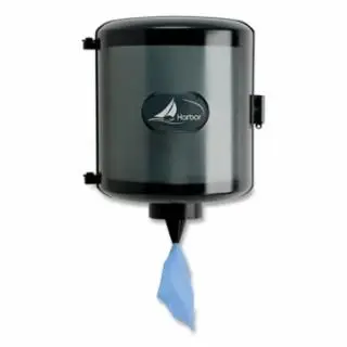 HARBOR Smooth Centerpull Towel Dispenser, Wall Mount, Plastic, Smoke, Quantity: 1 piece, HDCPW1