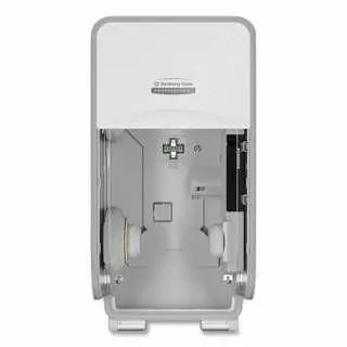 Kimberly-Clark Icon Quality Roll Toilet Paper Dispenser, 2 Coreless/Small Core Rolls, White Mosaic, Vertical, 58711