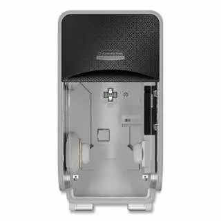 Kimberly-Clark Icon Quality Roll Toilet Paper Dispenser, 2 Coreless/Small Core Rolls, Black Mosaic, Vertical, 58721