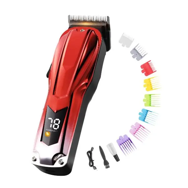 VEVOR Professional Hair Clipper Men's Barber Clipper 6800RPM LCD Presentation, ZYSLDTJHSDZCGLU51V9