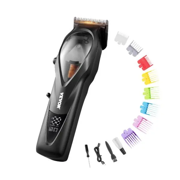 VEVOR Professional Hair Paper Clipper Men's Barber Clipper 10000RPM & DLC Fade Blade, ZYSLDTJHSDZC6JND9V9