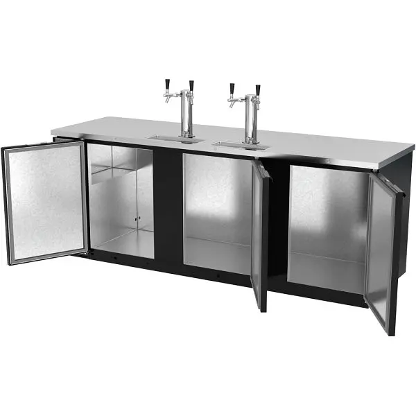 Beverage-Air Direct Draw Dispenser, Dual Tower Dual Faucets, Exterior Dimensions: WxDxH: 95" x 29" x 52 1/2&quot...