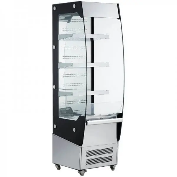 Jet Environmentally-Safe Black Diamond Vertical Air Curtain Merchandiser 220 Liter, BDVACM-220