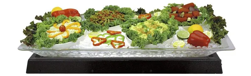 Buffet Easy-Install Improvements Medium Lighted Ice Presentation, LED Lights, 22x35x8", 010LCS35LED Buffet Enhancements