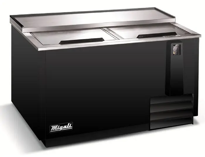 Migali 65″ Horizontal Bottle Cooler, 65"x28.5"x33" (WxDxH), 290A, C-HBC65-HC